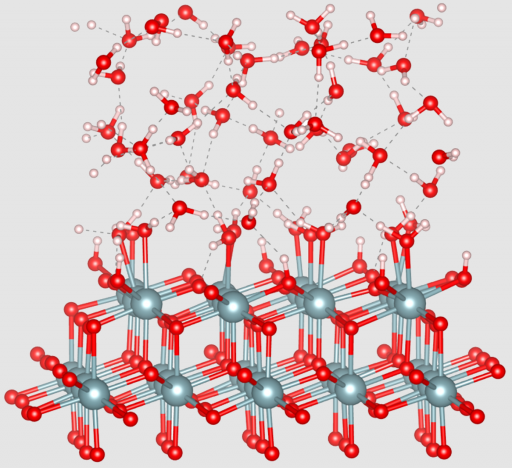 Visualisation des surface d'UO2 � l'�chelle atomique par simulation